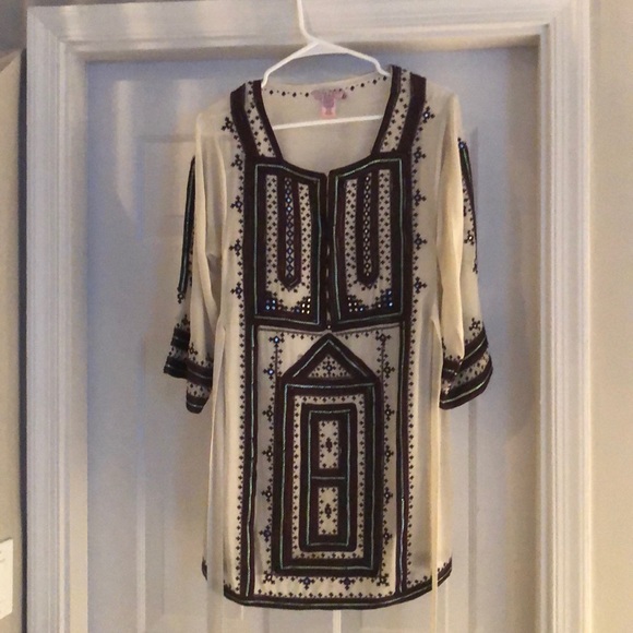 Calypso St.Barth Jumana silk tunic dress - Picture 2 of 3